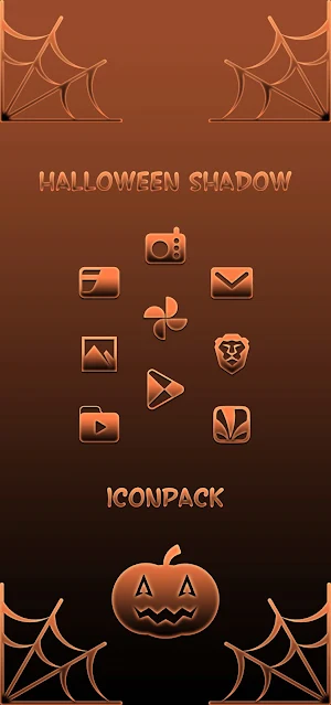Halloween Shadow Icon Pack Screenshot 1