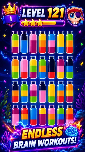 Get Color - Water Sort Puzzle Screenshot 1