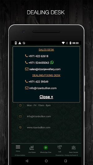 Rizan Bullion Screenshot 2