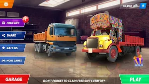 Heavy Truck Simulator-Cargo Truck Driving Games Screenshot 0