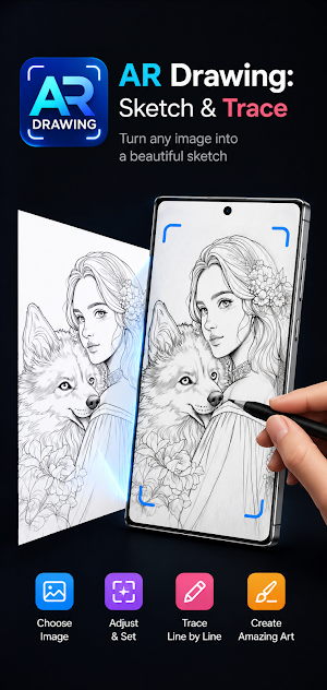 AR Drawing: Sketch & Trace Screenshot 0