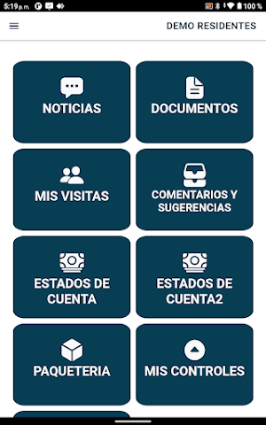Demo Residentes Screenshot 1