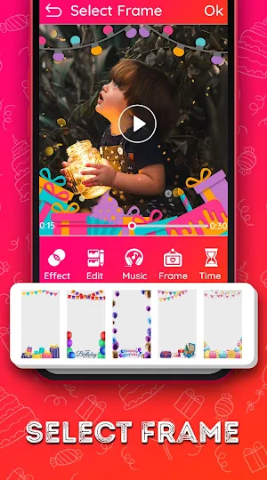 Birthday Video Maker With Song Screenshot 3