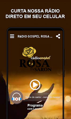 Rádio gospel rosa de saron Screenshot 0