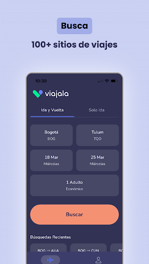Viajala - Buscador de vuelos Screenshot 0