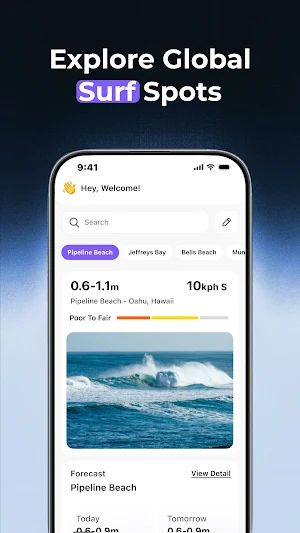 Surfline - Waves Forecasts. Screenshot 1