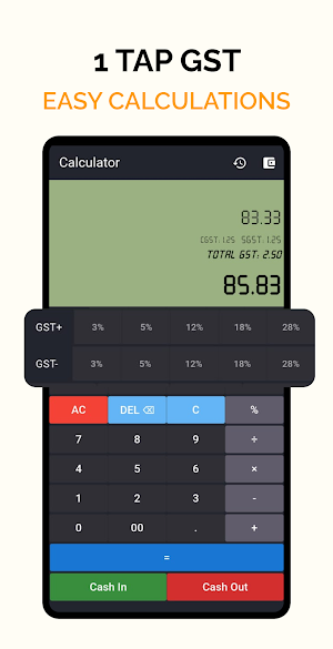 CITIZEN CALCULATOR WITH GST Screenshot 1