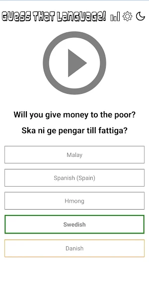 Guess That Language Screenshot 2