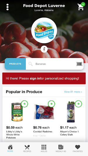 Food Depot Luverne Screenshot 0