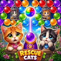 Bubble Shooter: Rescue Kittens