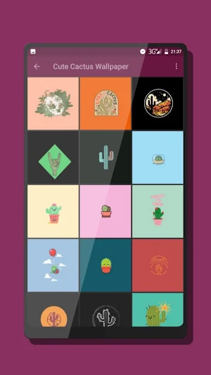 Cute Cactus Wallpapers Screenshot 1