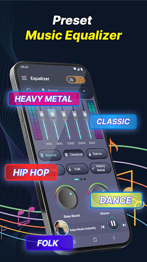 Equalizer Volume Booster Bass Screenshot 2