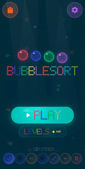 BubbleSort: Bubble Puzzle Game Screenshot 0