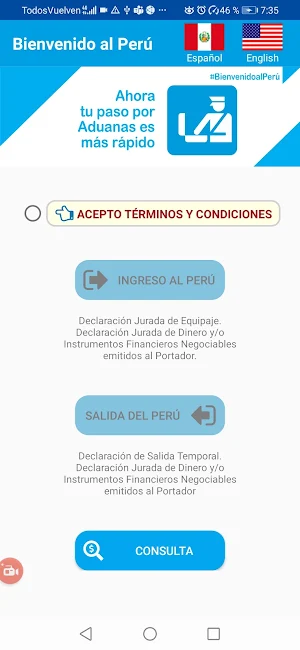BIENVENIDO AL PERÚ Screenshot 1