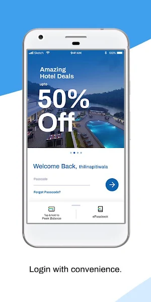 HNB Digital Banking Screenshot 1