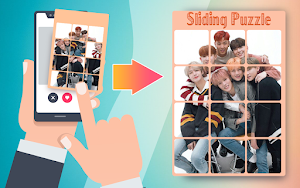 Sliding Puzzle Monsta X Screenshot 1