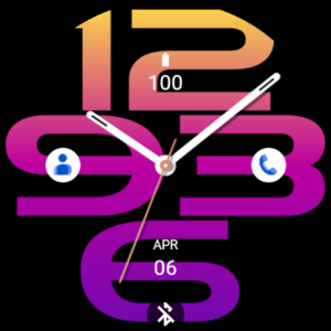 Strong Sunset Watch Face screenshot 4