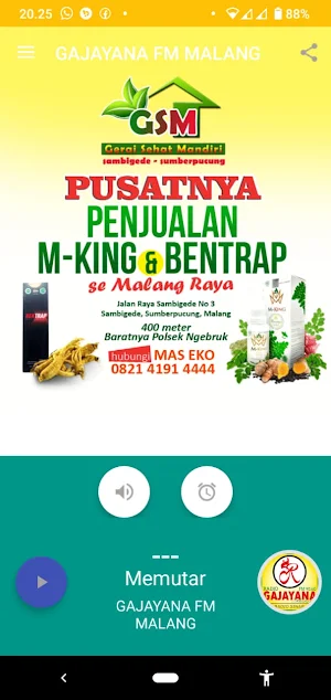 GAJAYANA FM MALANG Screenshot 1