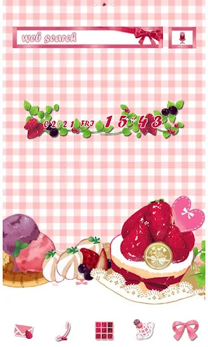 Strawberry Picnic Theme +HOME Screenshot 0