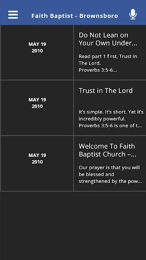 Faith Baptist - Brownsboro Screenshot 1