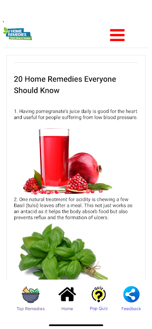 Home Remedies and Treatment Screenshot 2