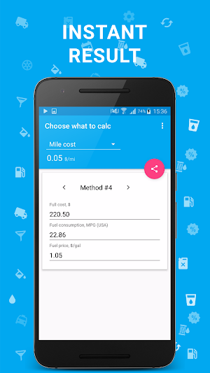 Consumption Calculator Screenshot 1