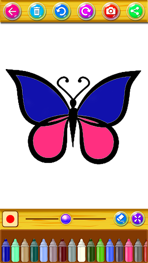 Butterfly Drawing Book for Kid Screenshot 2