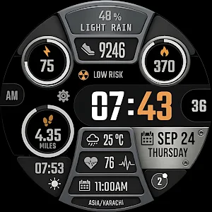 Sci Fi Slate Watch Face Screenshot 3