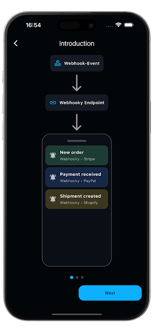 Webhook to Push Notifications Screenshot 2