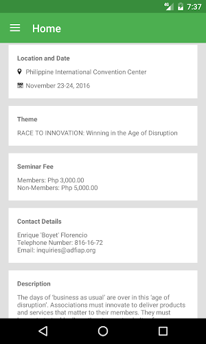 PCAAE Associations Summit Screenshot 1