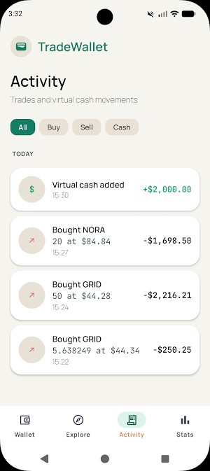 TradeWallet Screenshot 2