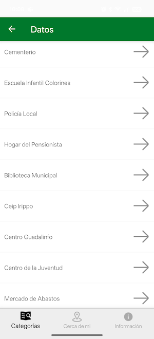Guía oficial de Coripe Screenshot 2