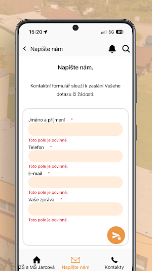 ZŠ a MŠ Jarcová Screenshot 3