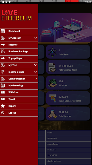 Live Ethereum Screenshot 3