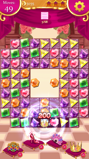 Princess Jewels Fever: Match 3 Screenshot 0