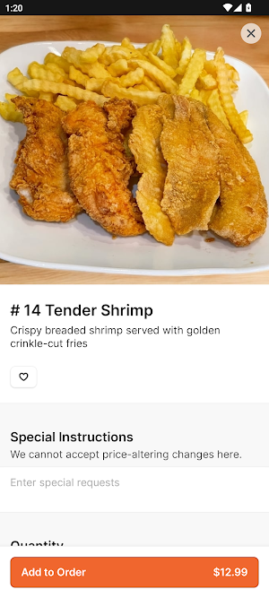 Jax Fish Shrimp and Chicken Screenshot 2