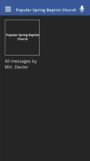 Popular Spring Baptist Church Screenshot 2