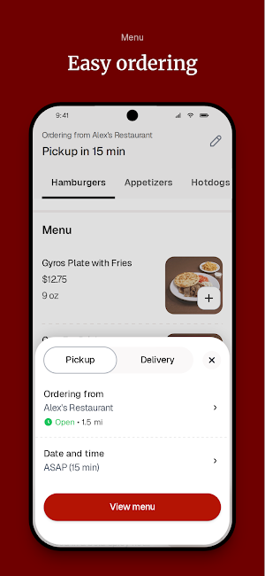 Alex's Restaurant Screenshot 2
