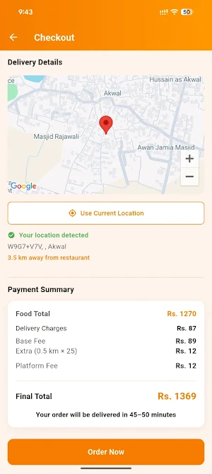 Ek Delivery Screenshot 3
