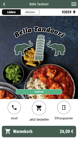 Bella Tandoori Screenshot 0
