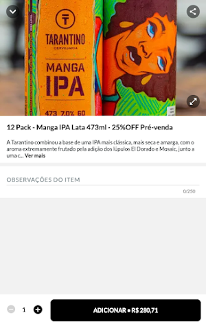 Cervejaria Tarantino Screenshot 1