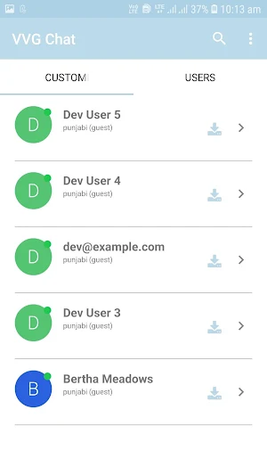 VVG Chat Support Screenshot 2