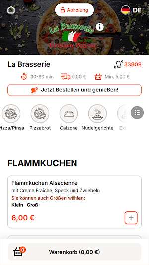 Restaurant La Brasserie Screenshot 2