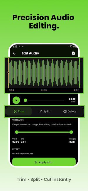 AudioCut : MP3 Cutter & Editor Screenshot 1