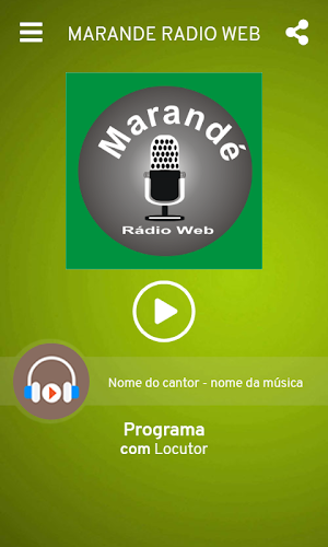 Marandé Rádio Web Screenshot 1