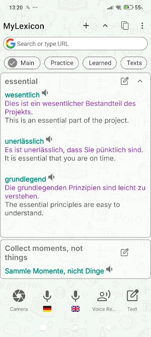 MyLexicon - AI Vocab Builder Screenshot 0