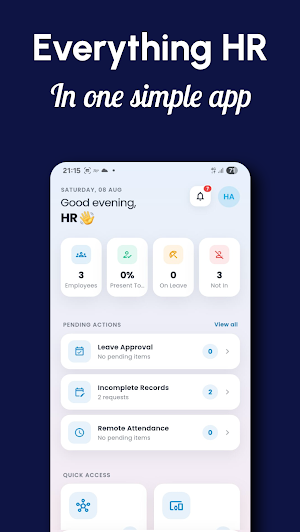 NextHR: Attendance & Payroll Screenshot 1