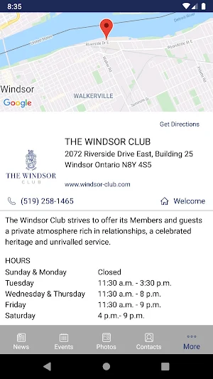The Windsor Club Screenshot 0