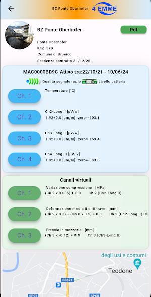 Bridge Monitoring Screenshot 1