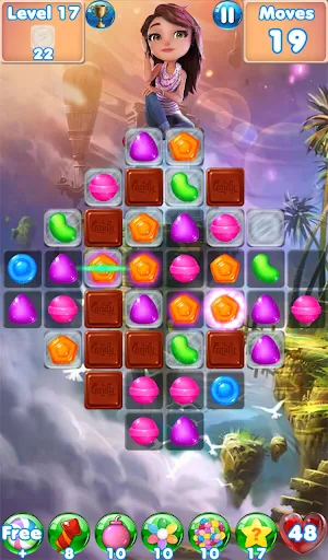 Candy Girl - Cute match 3 games screenshot 1